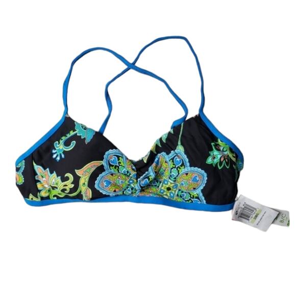 Next by Athena Paisley Floral Reversible Bikini Swim Top - Picture 1 of 2